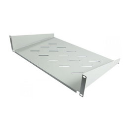 ALLNET Estante para rack ALL-S0002008 300mm/2HE Lichtgrau Frontmontage