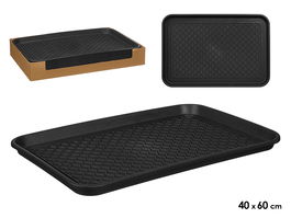 Kipit Bandeja Multiusos Negra 59.5 cm x 40 cm x 2.7 cm (Set de 12)