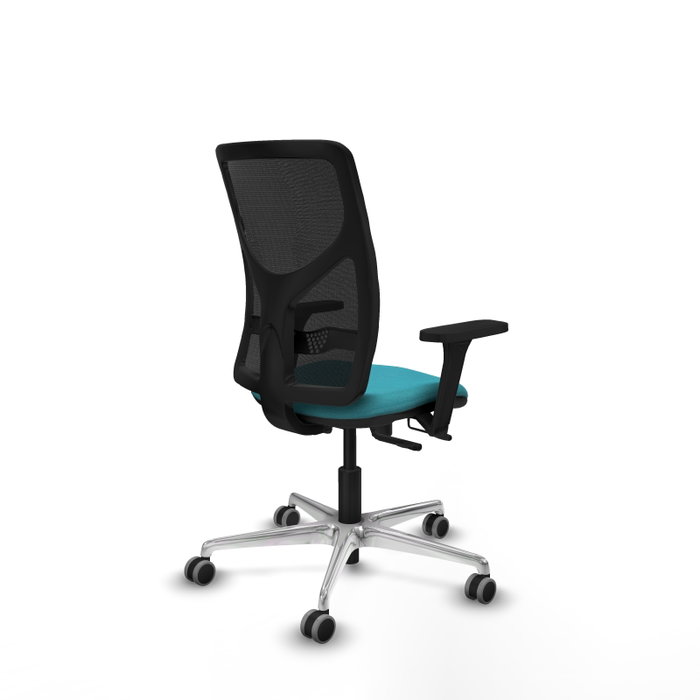 PIQUERAS Y CRESPO Silla de oficina Motilla con mecanismo Sincro/Traslack, Turquesa y Negro PIQUERAS Y CRESPO Silla de oficina Motilla con mecanismo Sincro/Traslack, Turquesa y Negro