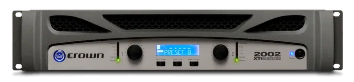 Crown Xti-2002 Amplificador de Potencia Serie XTi 2, Potente e Innovador, Limitadores Peakx Plus, Control de Ventilador, Software HiQnet System Architect