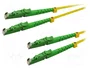 LOGILINK Cable de conexión de fibra óptica OS2 Duplex 2m LSH/APC