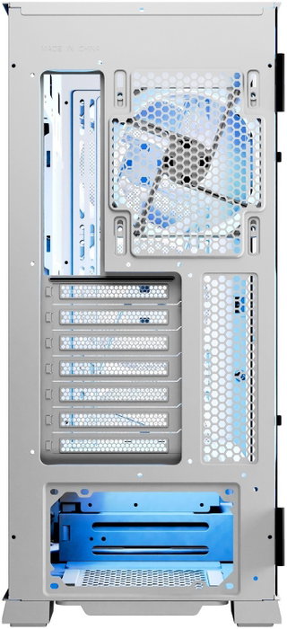 Modecom Horizon ARGB Blanca - Caja PC Torre Media E-ATX con Ventiladores ARGB y Cristal Templado