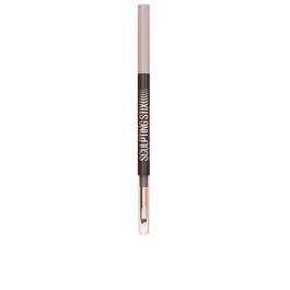 Maybelline Sculpting Stix Eyeliner #015-Espresso 0,7 gr - Delineador Mate 2 en 1 con Punta Fina y Cepillo Biselado, Resistente al Agua 24h