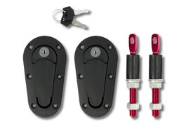 Occ Motorsport Kit Cierre Capot Aero Llave Negro