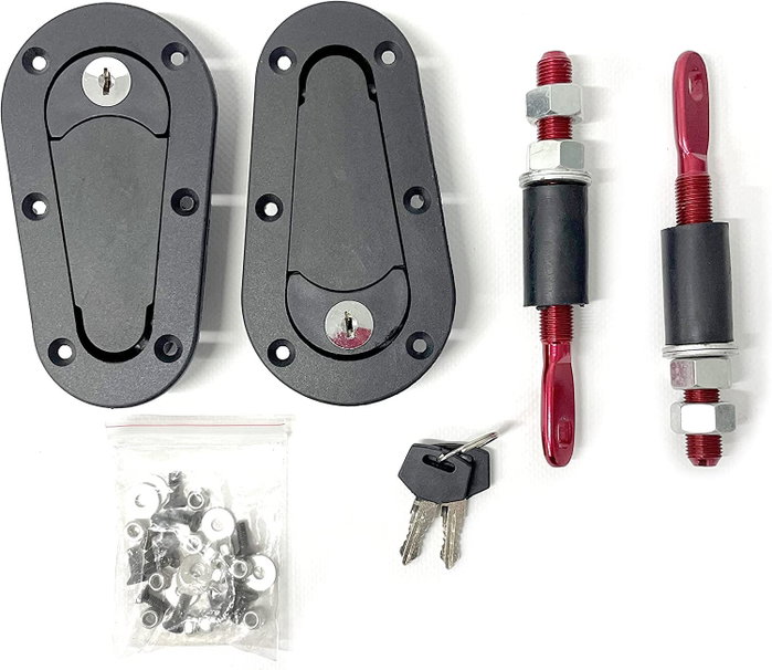 Occ Motorsport Kit Cierre Capot Aero Llave Negro