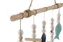 DKD Home Decor Decoración Colgante Mediterráneo Azul Blanco Madera Resina Peces 50 x 3 x 47 cm (4 Unidades)