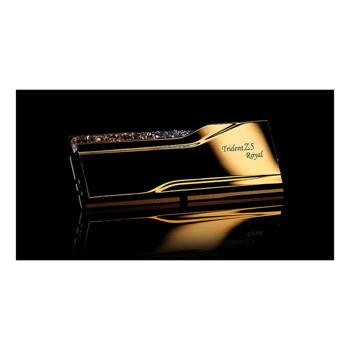 G.Skill F5-6000J2836G16GX2-TR5G Trident Z5 Royal RGB 32 GB DDR5-6000 CL28 Intel XMP 3.0 2 x 16 GB Color Oro para PC