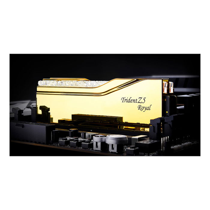 G.Skill F5-6000J2836G16GX2-TR5G Trident Z5 Royal RGB 32 GB DDR5-6000 CL28 Intel XMP 3.0 2 x 16 GB Color Oro para PC