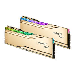 G.Skill F5-6000J2836G16GX2-TR5G Trident Z5 Royal RGB 32 GB DDR5-6000 CL28 Intel XMP 3.0 2 x 16 GB Color Oro para PC