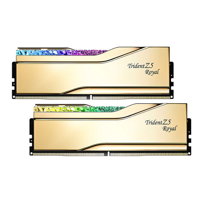 G.Skill F5-6000J2836G16GX2-TR5G Trident Z5 Royal RGB 32 GB DDR5-6000 CL28 Intel XMP 3.0 2 x 16 GB Color Oro para PC