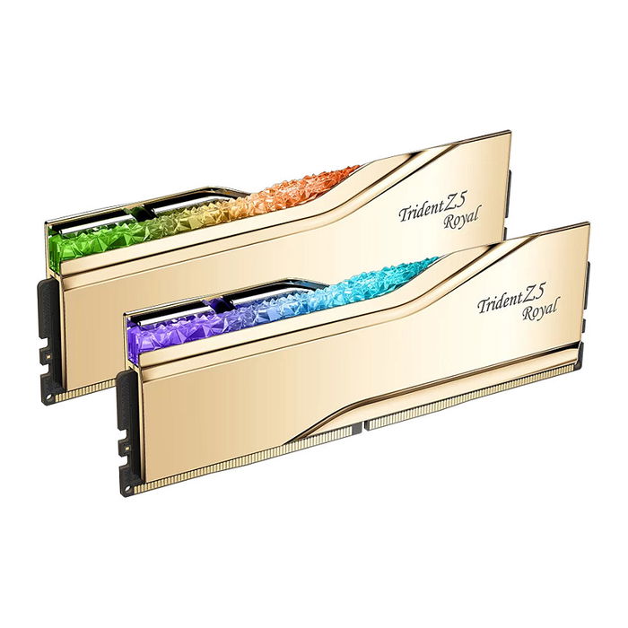 G.Skill F5-6000J2836G16GX2-TR5G Trident Z5 Royal RGB 32 GB DDR5-6000 CL28 Intel XMP 3.0 2 x 16 GB Color Oro para PC