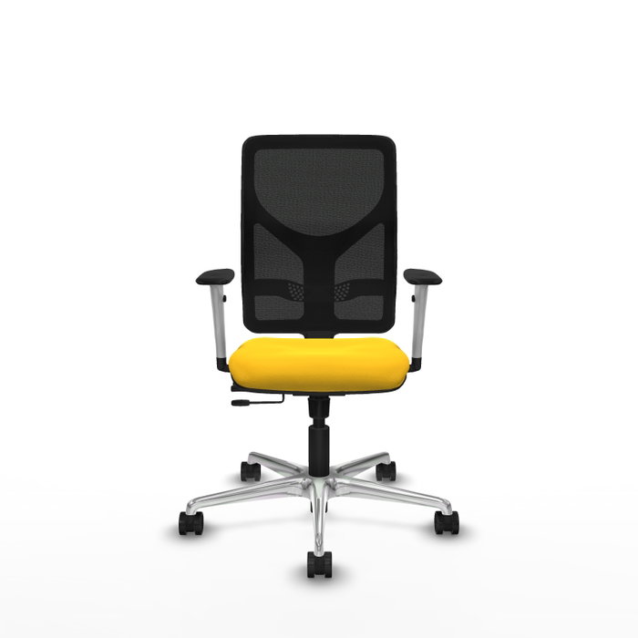 PIQUERAS Y CRESPO Silla de oficina Motilla con mecanismo Sincro/Traslack Amarillo y Negro PIQUERAS Y CRESPO Silla de oficina Motilla con mecanismo Sincro/Traslack Amarillo y Negro