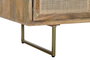 DKD Home Decor Buffet de Mango y Ratán Natural 150x40x77