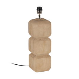 Base Lámpara Mesa Natural 15 X 15 X 42 cm