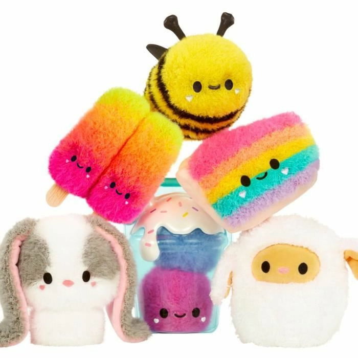 L.O.L. Surprise! Fluffies Stuffiez Peluche ASMR Personalizable Abeja/Ladybug con Relleno para Descubrir Personaje