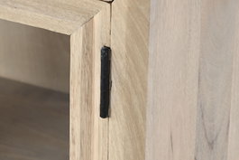 DKD Home Decor Buffet Scandi Mango y Cristal Natural 170 x 81 x 41 cm