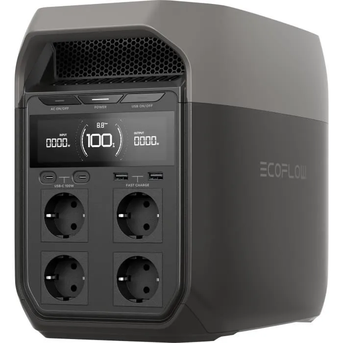 EcoFlow Central Eléctrica Portátil DELTA 3 Batería LiFePO4 1024 Wh EcoFlow Central Eléctrica Portátil DELTA 3 Batería LiFePO4 1024 Wh