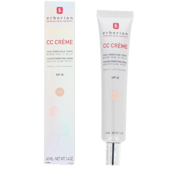 Erborian CC Cream SPF30 #Clair 40 ml Piel Radiante Hidratación 24h