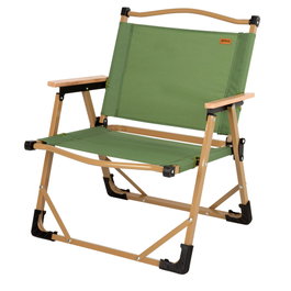 Aktive Silla plegable baja glamping verde