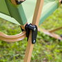 Aktive Silla plegable baja glamping verde