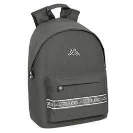 Safta Mochila para portátil 14,1" Kappa Basic Gris, con compartimento acolchado para portátil y bolsillo frontal