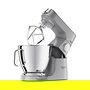 Kenwood KVL85.004SI Titanium Chef Baker XL - Batidora Amasadora Planetaria, 7 L, 1200 W, Función Turbo, Color Plata