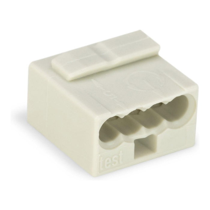 WAGO Serie 243-304 Micro-terminal de 4 conductores, Gris, 100 unidades WAGO Serie 243-304 Micro-terminal de 4 conductores, Gris, 100 unidades
