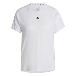 Camiseta de Manga Corta Mujer Adidas HR7796 Blanco (XS)