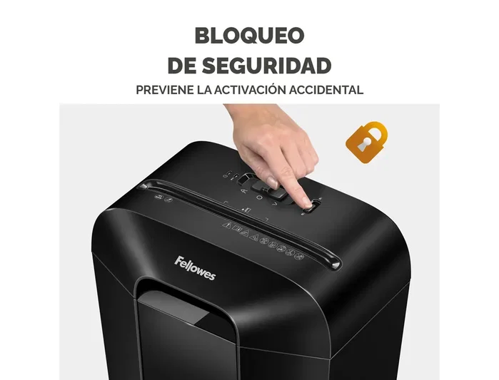 Fellowes Powershred LX50 Negro, Corte en Partículas, 9 Hojas