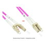 GoodConnections Cable de Fibra Óptica OM4 LC/LC 10m Violeta