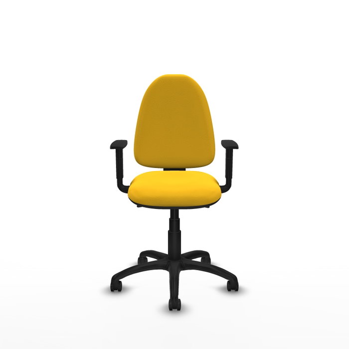 PIQUERAS Y CRESPO Silla de oficina Aýna con mecanismo Asincro, Amarillo PIQUERAS Y CRESPO Silla de oficina Aýna con mecanismo Asincro, Amarillo
