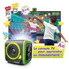 Vtech Consola de TV Leapfrog LeapStart 3D, Consola Educativa, No Requiere Control, Incluye 25 Juegos y Aventuras, A Partir de 4 Años - Idioma Francés VTE3417766187055