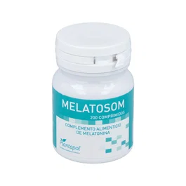 PLANTAPOL Melato-Som (Melatonina 1 Mg) 200 Comprimidos - Suplemento para Conciliar el Sueño