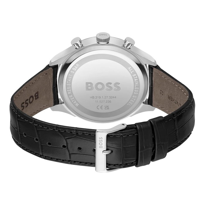 HUGO BOSS Reloj Cronógrafo 1514049 con Correa de Cuero Negro