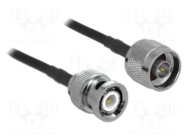 DeLOCK 90425 Cable coaxial N Stecker a BNC Stecker 50 Ohm LMR195 10 m