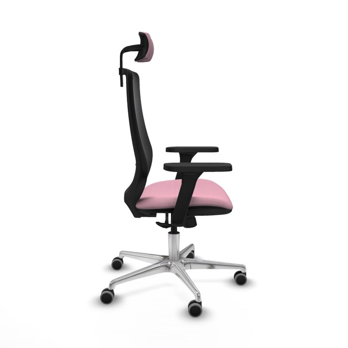 PIQUERAS Y CRESPO Silla de oficina Mardos con mecanismo Sincro, Rosa y Negro PIQUERAS Y CRESPO Silla de oficina Mardos con mecanismo Sincro, Rosa y Negro