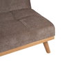 Ixia Sofá-cama Taupe Metal-Madera