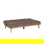 Sofá-Cama Taupe Metal-Madera Salón 178 X 94 X 86 cm