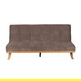 Sofá-Cama Taupe Metal-Madera Salón 178 X 94 X 86 cm