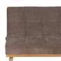 Sofá-Cama Taupe Metal-Madera Salón 178 X 94 X 86 cm