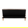Sofá-Cama Taupe Metal-Madera Salón 178 X 94 X 86 cm