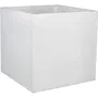 Eda Caja de Flores Cuadrada Graphit 57L 49.5x49.5x49.5 cm Ceruse Blanco