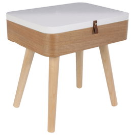 Home Deco Factory Mesa Maleta Vintage Bicolor