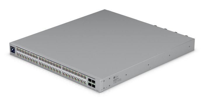 Ubiquiti Switch Enterprise 48 Puertos, Conmutador Capa 3 PoE+++ 10 GbE RJ45 y 25G SFP28, Etherlighting, Alta Disponibilidad Ubiquiti Switch Enterprise 48 Puertos, Conmutador Capa 3 PoE+++ 10 GbE RJ45 y 25G SFP28, Etherlighting, Alta Disponibilidad