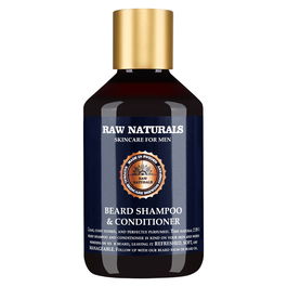 Beard Shampoo & Conditioner, 100% vegano, Champú para barba, Suavidad, 250 ml