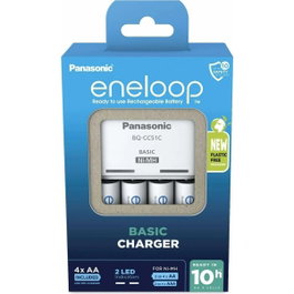 Panasonic Basic con 4 baterías Eneloop AA 2000 mAh