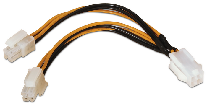 Aisens Cable de Alimentación 4 pin a 4+4 pin para Microprocesador A131-0166