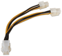 Aisens Cable de Alimentación 4 pin a 4+4 pin para Microprocesador A131-0166