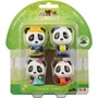 Sophie La Girafe Conjunto de 4 Figuritas: Sophie La Jirafa, Panda de Klorofil, Bao, Jian, Tam y Poppy GEN3056567003043