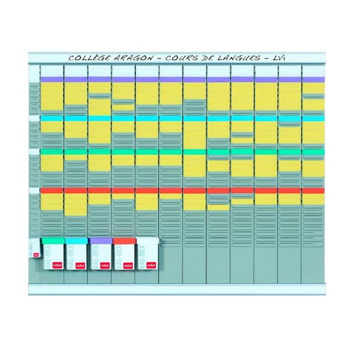 Nobo Kit de planificación de tarjetas T 66x80 cm con 600 tarjetas